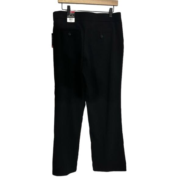NWT Kim Rogers Tummy Tuck Black Causal Pants Size 12P - Picture 2 of 8